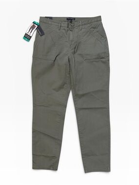Banana Republic Olive Green Women's High Rise Twill Pants - Size 12, NWT